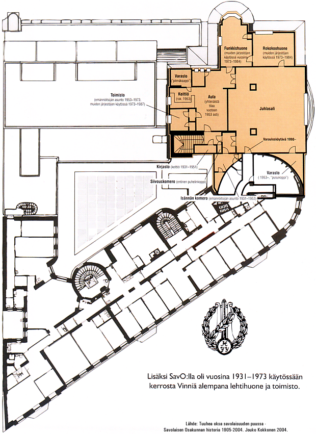 Vinnin pohjapiirrustus